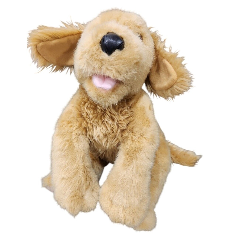 Build A Bear Workshop Golden Retriever Lab‎ Labrador Stuffed Dog Plush BABW 13"